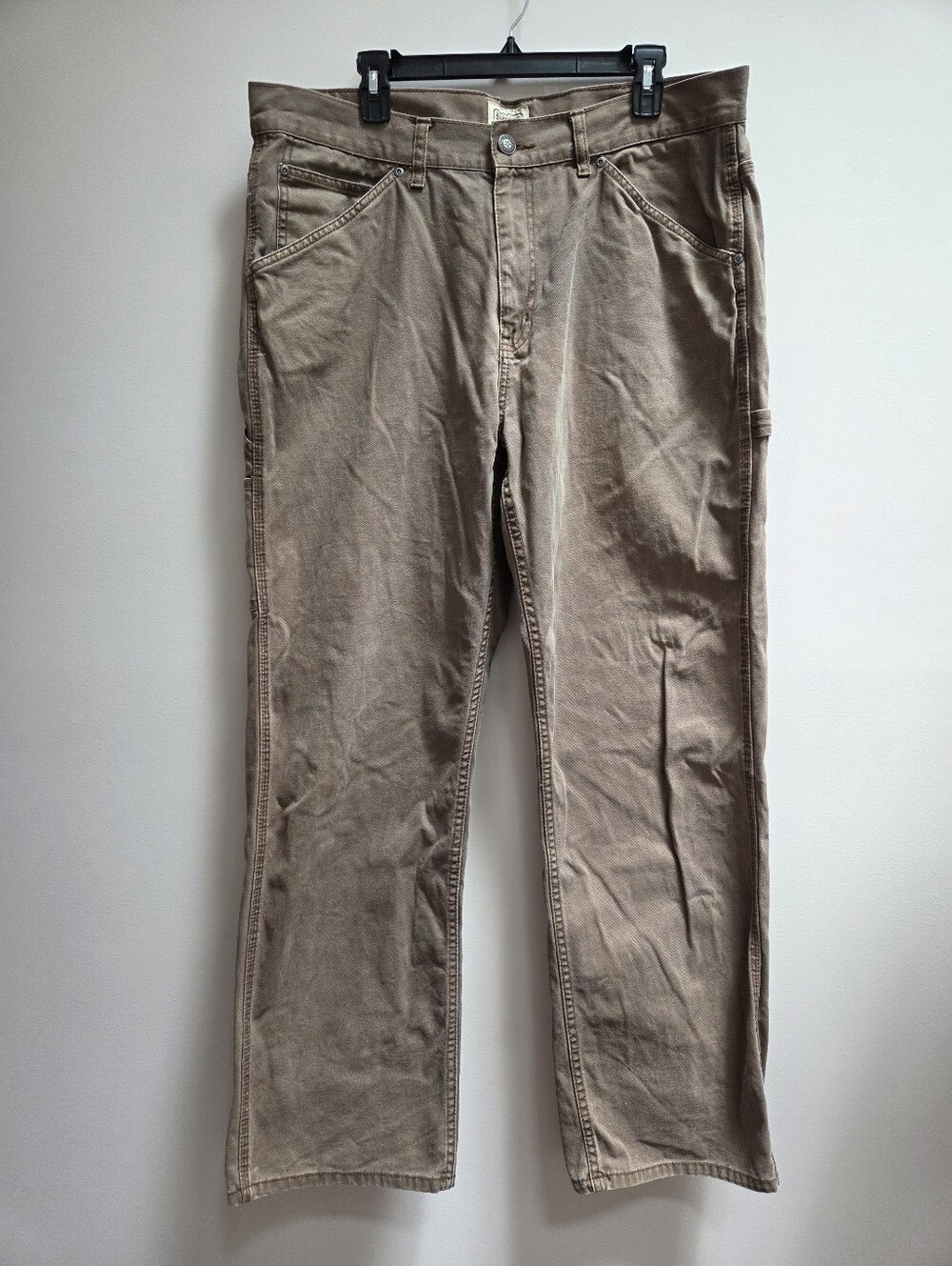 CE Schmidt Workwear Brown 100% Cotton Utility Pants, Size 40x34